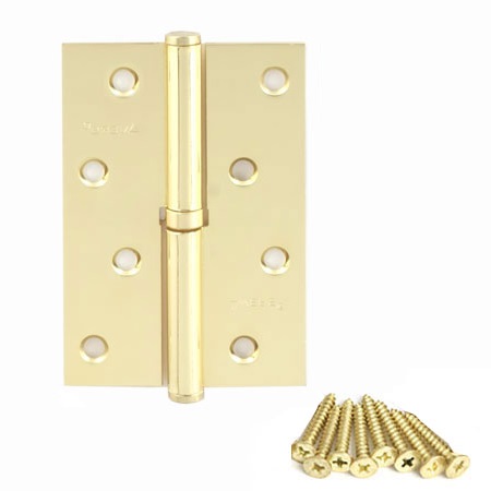 Петля  АVЕRS 100*70*2,5-B-G-L (золото) левая