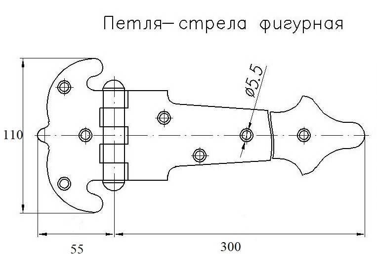 Шарнир на чертеже