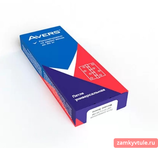 Петля  АVЕRS 100*75*2,5-B4-NIS (матовый никель)