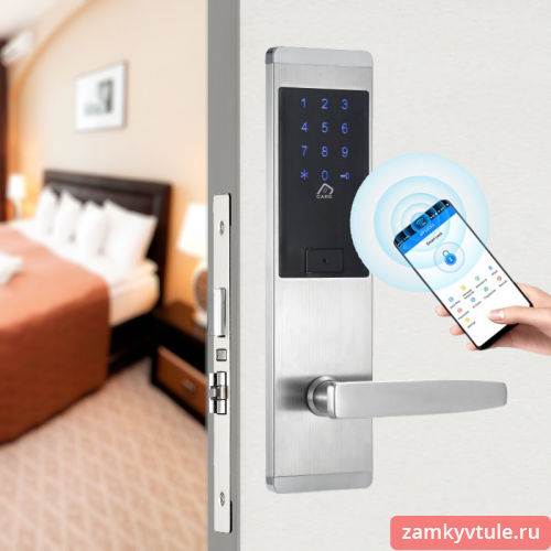 Электронный замок OZLOCKS HL-F16/SM/MF/steel (правый)