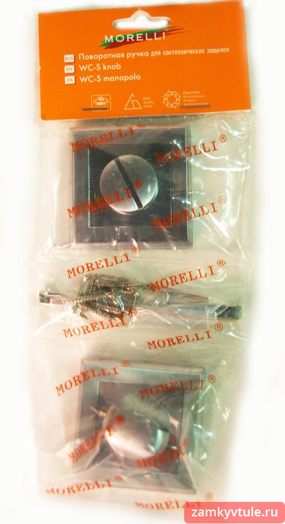 Завертка MORELLI MH-WC-S SN/BN (матовый никель/чёрный никель)