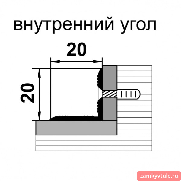 Профиль ПУ 05-1.1350.06 (античная медь) 1.35м