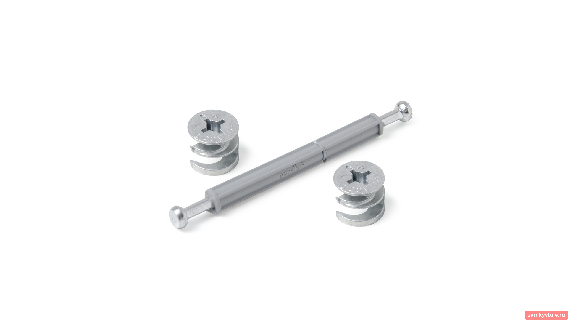 Эксцентрик BOYARD ST01/50/6/Zn/01 15*12мм 2шт., дюб. 84мм с рез. М6,3*13мм
