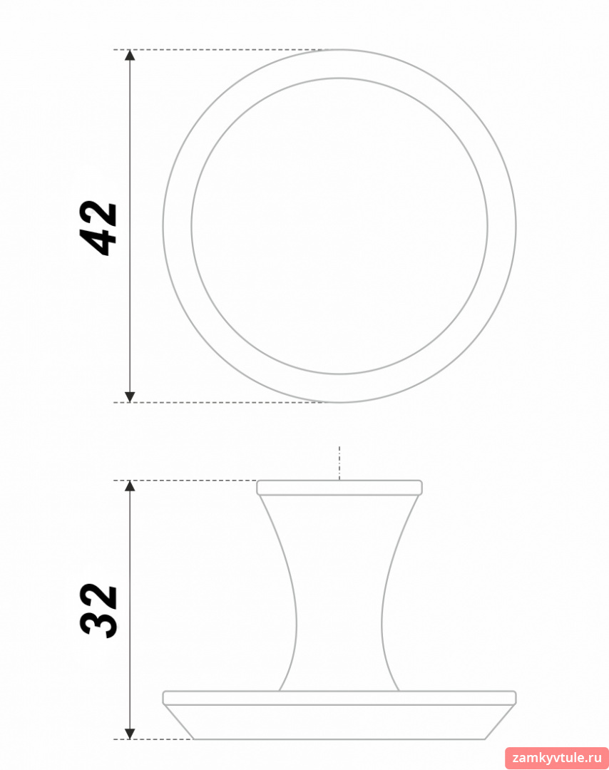 Ручка BOYARD RC 305 BAZ.4