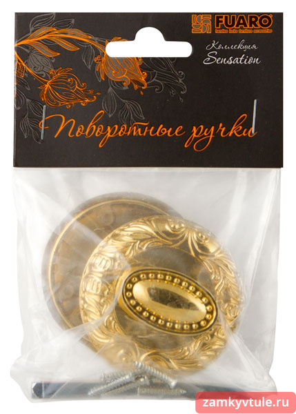 Ручка поворотная FUARO WC-BK6.R.SM58 GOLD-24 (золото)