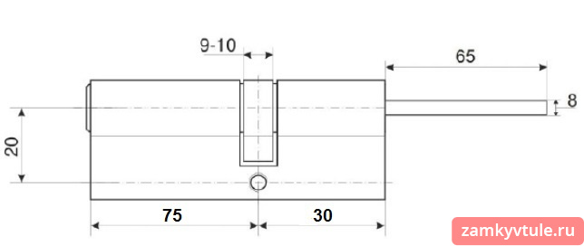 Механизм APECS SM-105(30S/75)-S/65-NI