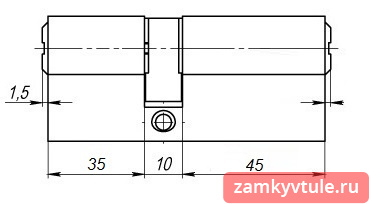 Механизм PUNTO Z400/90mm (40*50) к/к CP