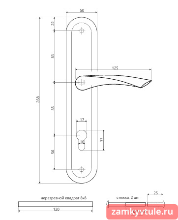 Ручки APECS HP-85.0423-BLM (черный матовый)