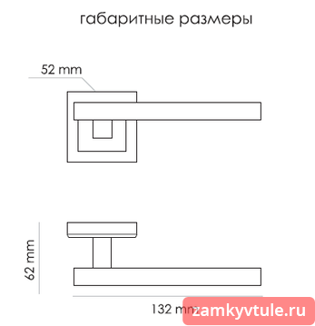 Ручки MORELLI MH-16 SC/CP-S (матовый хром/хром)