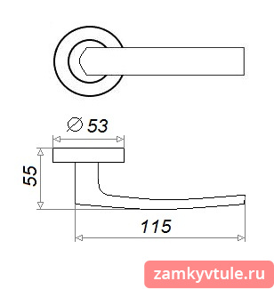 Ручка МЕТТЭМ к ЗЩ (0301) медный антик