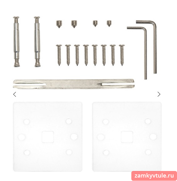 Ручка CODE DECO Slim H-30118-A-CRS/W (сатинированный хром/белый)