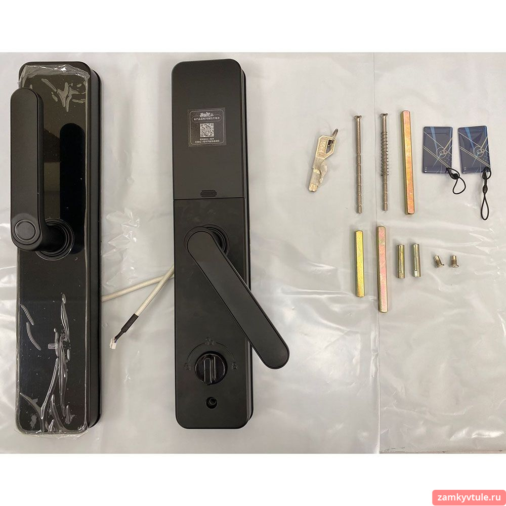 Умный электронный дверной замок с отпечатком пальца и дверным механизмом