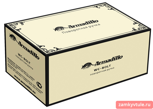 Ручка поворотная ARMADILLO BK6.R.CL55 (BK6/CL) GOLD-24 (золото 24К)