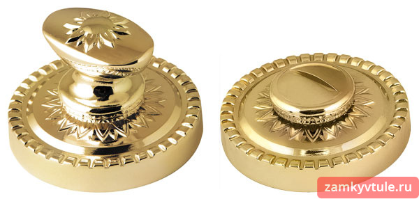 Ручка поворотная ARMADILLO BK6.R.CL55 (BK6/CL) GOLD-24 (золото 24К)