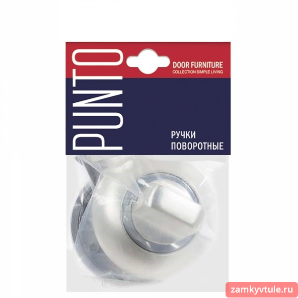 Ручка поворотная PUNTO WC-BK6.R.TL54 (BK6 TL) SSC-16 (сатинированный хром)