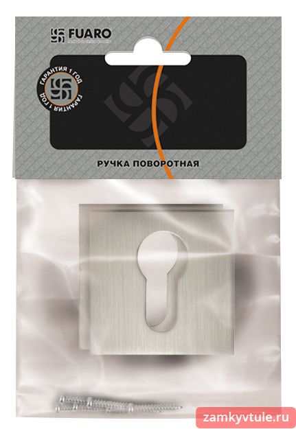 Накладка под цилиндр FUARO ET.K.DM51 (ET DM) SN/CP-3 (матовый никель/хром)
