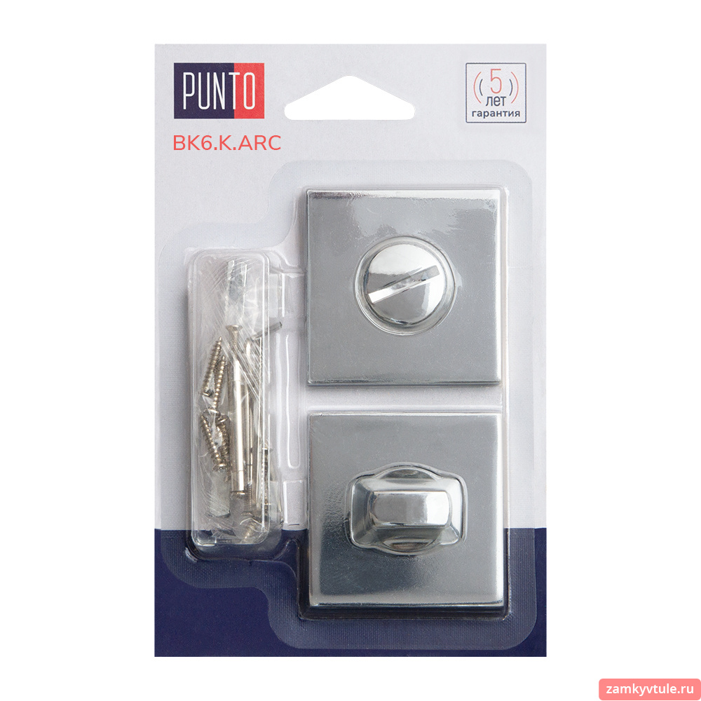 Ручка поворотная PUNTO BK6.K.ARC.Q52 (BK6 ARC) CР-8 (хром)