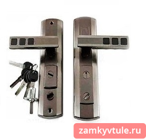Ручка для китайских дверей ML-300-1 QUATRO+мех. автомат (правая)