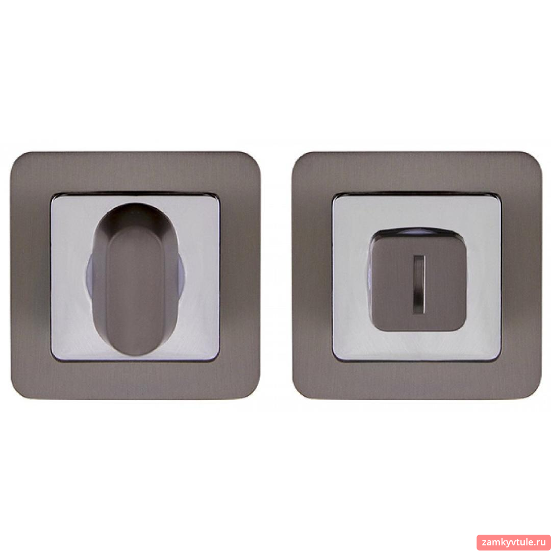 Ручка поворотная PUNTO WC-BK6.K.QR52 (BK6 QR) GR/CP-23 (графит/хром)