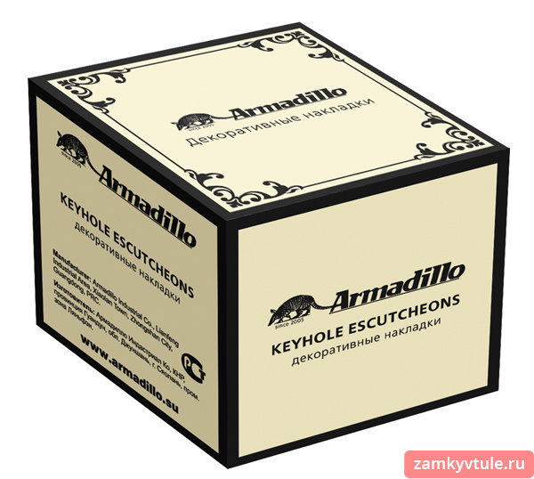 Накладка ARMADILLO под цилиндр ET.R.CL55 (ET/CL) ВB-17 (коричневая бронза)