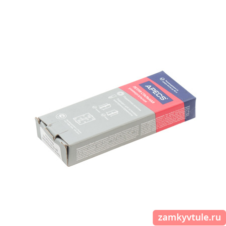 Петля APECS 120*80-В4-StееI-NIS (матовый никель)