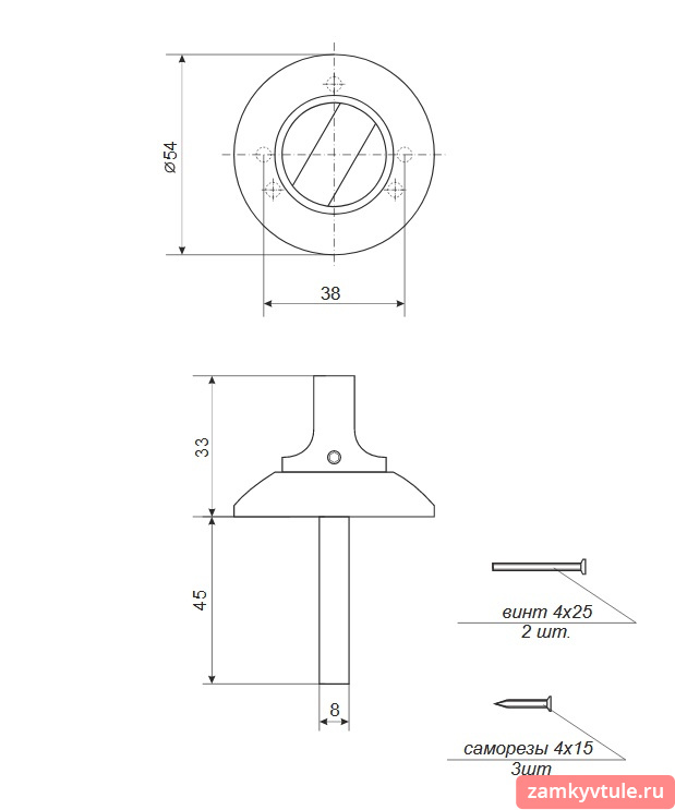 Поворотник CODE DECO ТТ-1403-8/45-AB (бронза)