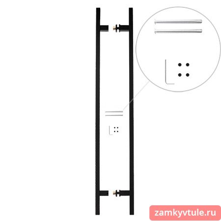 Ручка AVERS HC-0920-40х20/800-INOX BLM