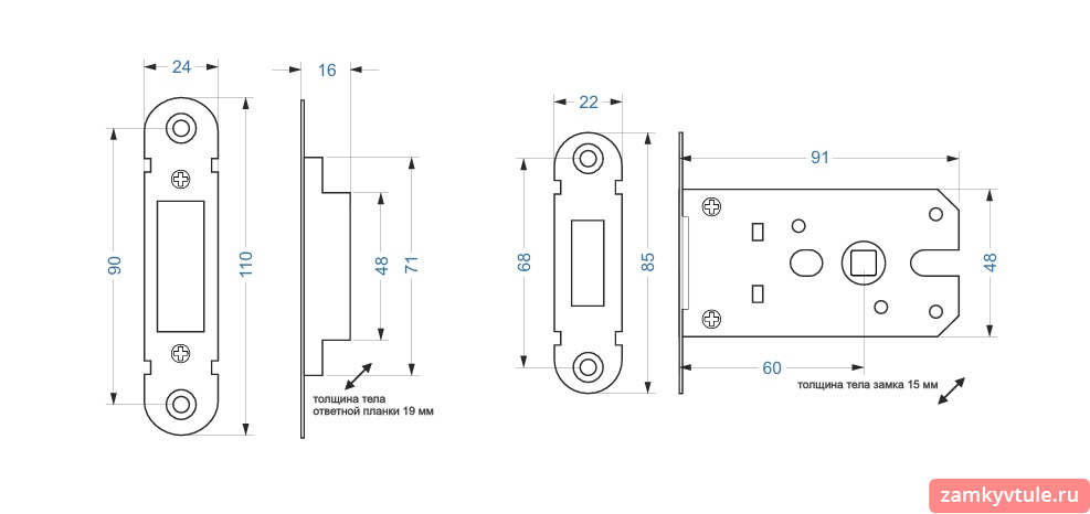 Умный замок GIMMEL F 11 TTLOCK DM60 (белый)