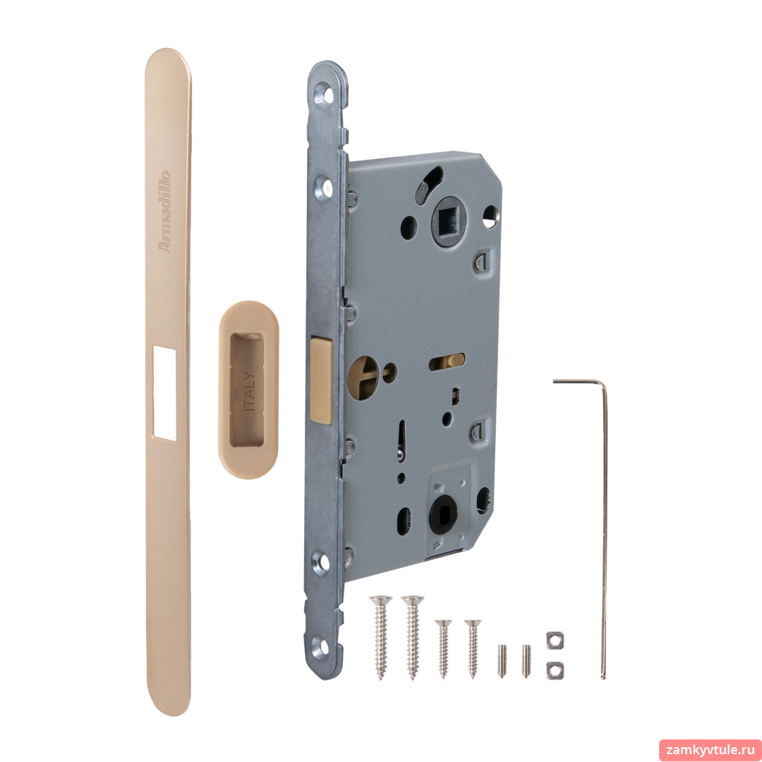 Защелка магнитная ARMADILLO WC GRAVITY PRO G01.196.50.96 FSG (флорентийское золото)