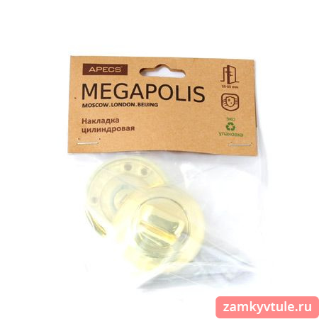 Фиксатор APECS Megapolis WC-0803-G (золото)