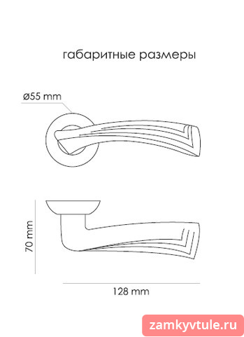 Ручки MORELLI MH-34 COF (кофе)
