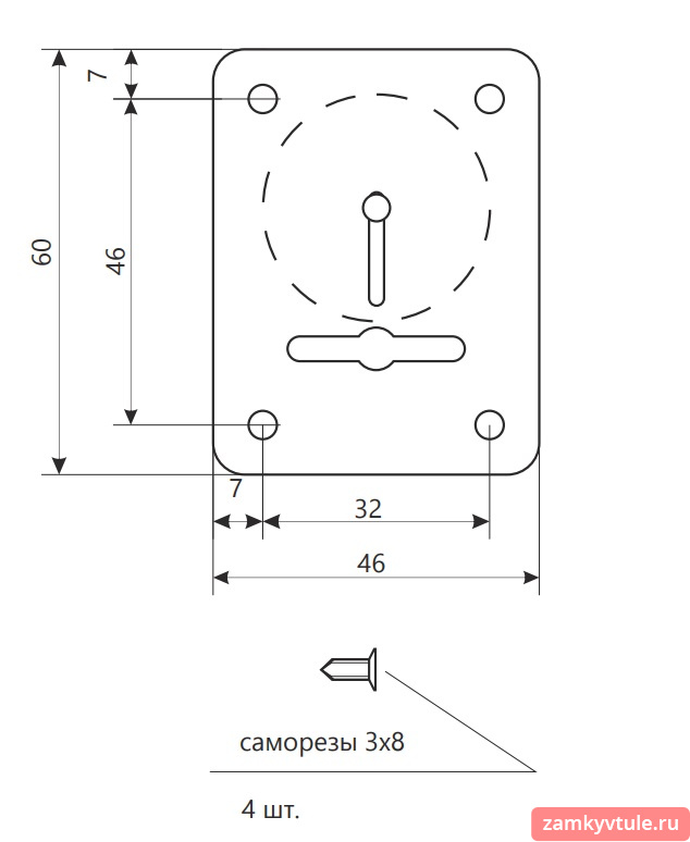 Накладка декоративная AVERS DP-S-01-CR shutter (хром)