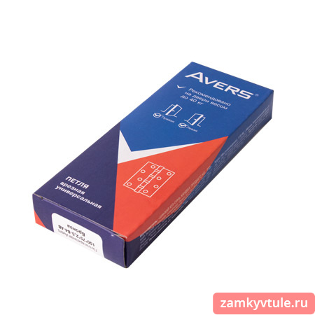 Петля  АVЕRS 100*75*2,5-B4-CR (хром)
