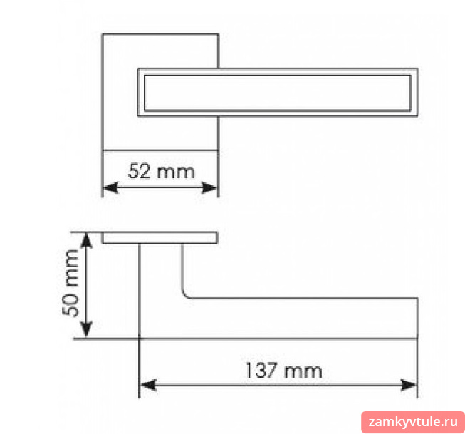 Ручки MORELLI DIY MH-48-S6 W (белый)
