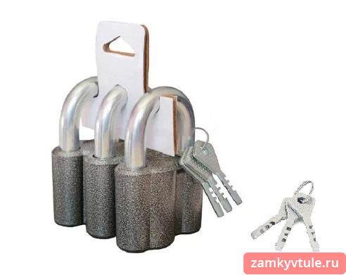 Замок ВС ЧАЗ 2 М1 (3 замка+6 ключей)