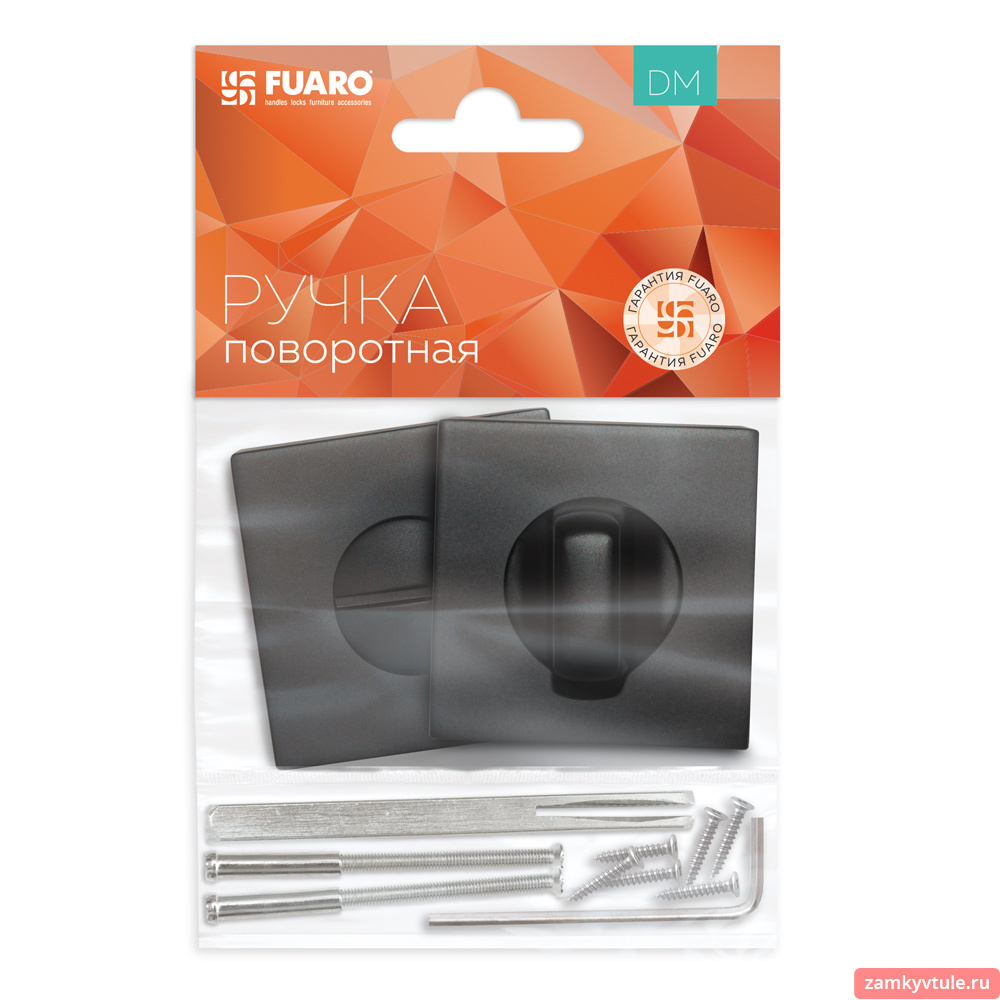 Ручка поворотная FUARO WC-BK6.K.DM51 BL-24 (черный)