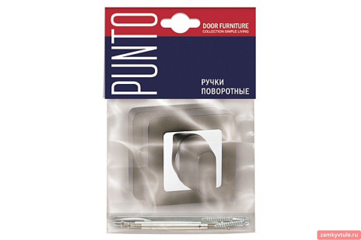Ручка поворотная PUNTO WC-BK6.K.QR52 (BK6 QR) GR/CP-23 (графит/хром)