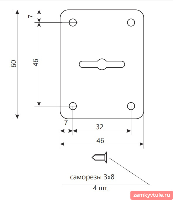 Накладка декоративная AVERS DP-S-01-CR (хром)