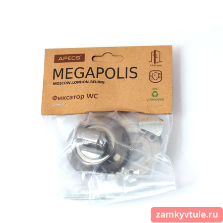 Фиксатор APECS Megapolis WC-0803-BN (черный никель)