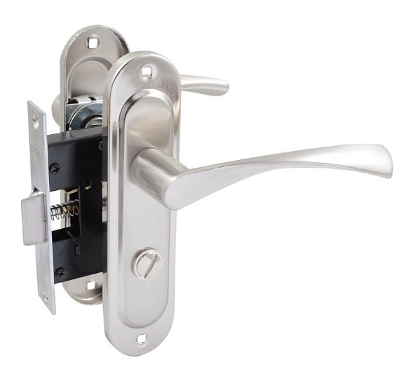Защёлка MAXI Locks 550W-47mm SN (матовый хром)