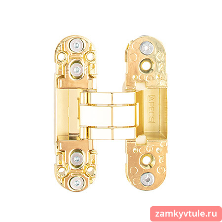 Петля врезная APECS 110*30-3D-Z-G (золото) (R15)