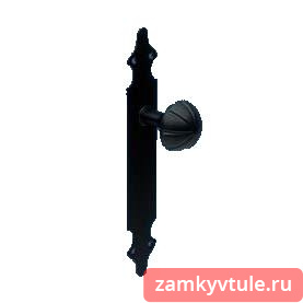 Ручка-кнопка на планке AMIG 18 (черный)