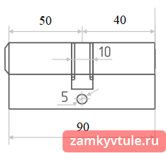 Механизм NORA-M ЛПУ-90 (50-40) к/к (хром)