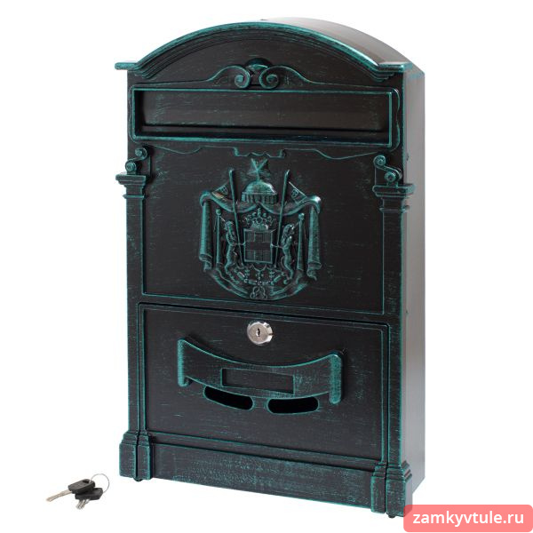 Почтовый ящик №4010В (зеленая патина)