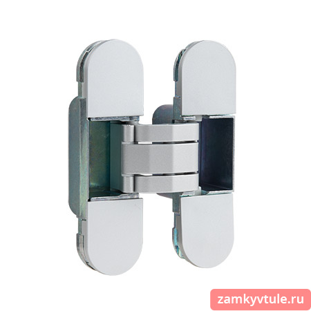 Петля врезная APECS 110*30-3D-Z-CRM (матовый хром) (R15)