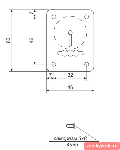 Накладка декоративная APECS DP-S-01-АВ shutter (бронза)