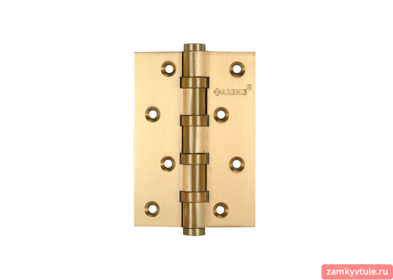 Петля ARCHIE A010-C 100*70*3-4 ВВ-1U (матовая латунь)