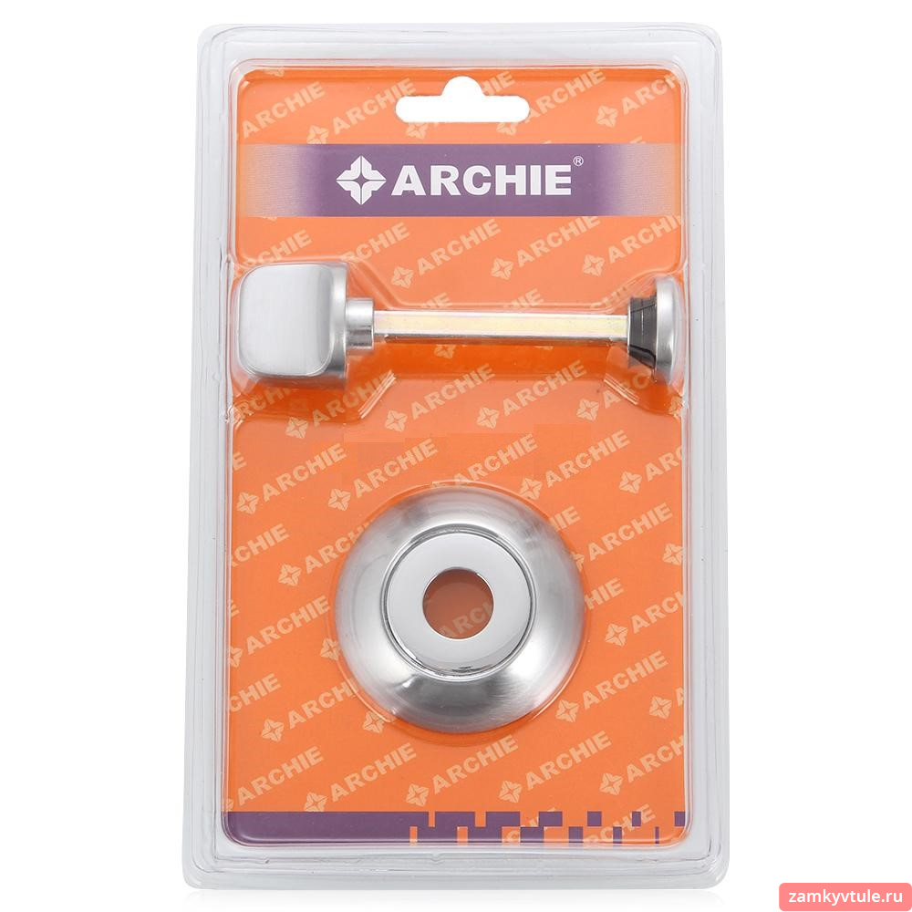 Завертка ARCHIE WC OL H (белый никель)