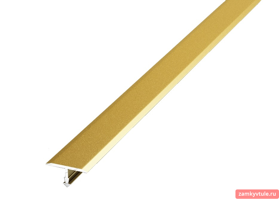 Порог-стык АЛ-477 (золотой металл) 1,5м