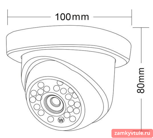 Видеокамера TANTOS TSc-ЕВm720pAHDf (2.8)